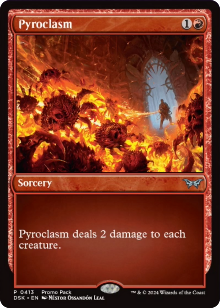 Pyroclasm [Duskmourn: House of Horror Promos] | Exor Games Bridgewater