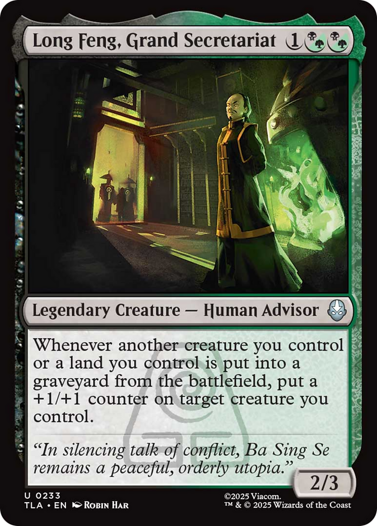 Long Feng, Grand Secretariat [Avatar: The Last Airbender] | Exor Games Bridgewater