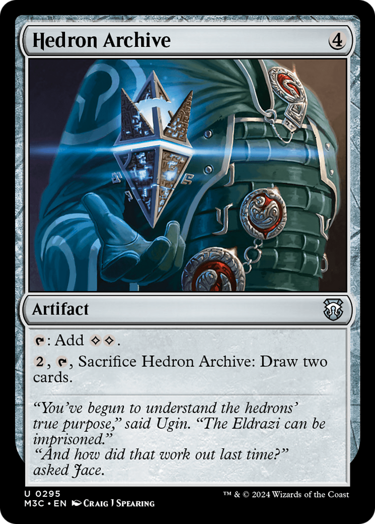 Hedron Archive (Ripple Foil) [Modern Horizons 3 Commander] | Exor Games Bridgewater