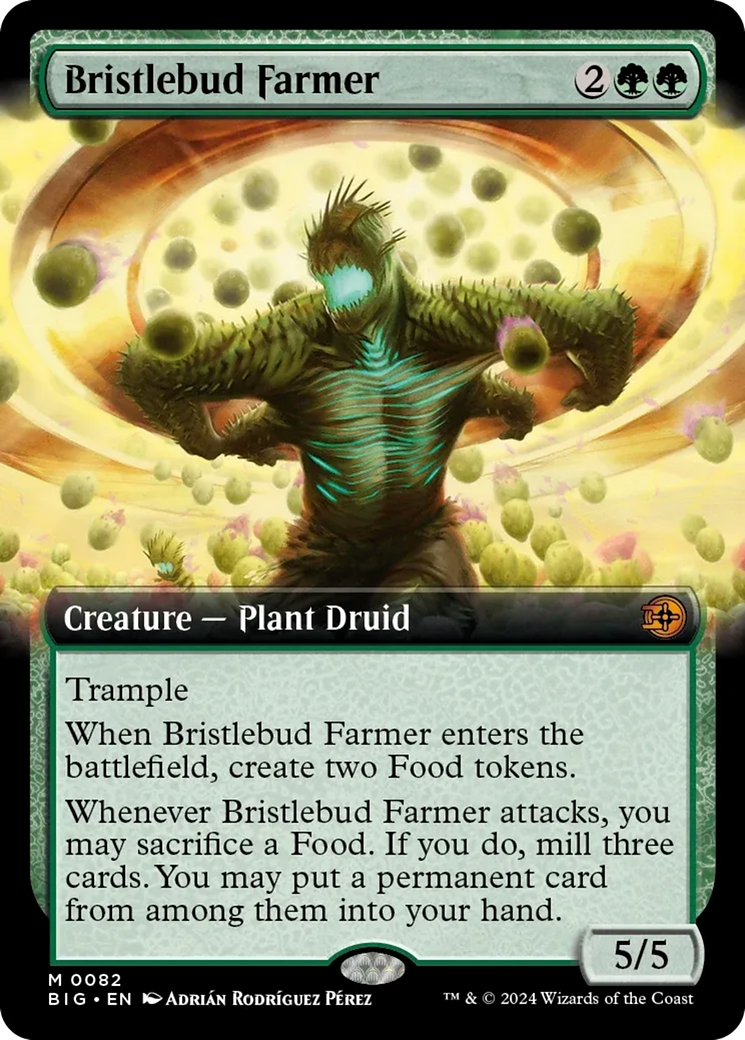 Bristlebud Farmer (Extended Art) [Outlaws of Thunder Junction: The Big Score] | Exor Games Bridgewater