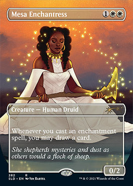 Mesa Enchantress (Borderless) [Secret Lair Drop Series] | Exor Games Bridgewater