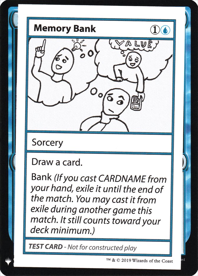 Memory Bank [Mystery Booster Playtest Cards] | Exor Games Bridgewater