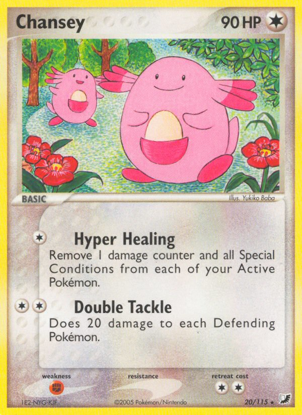 Chansey (20/115) [EX: Unseen Forces] | Exor Games Bridgewater