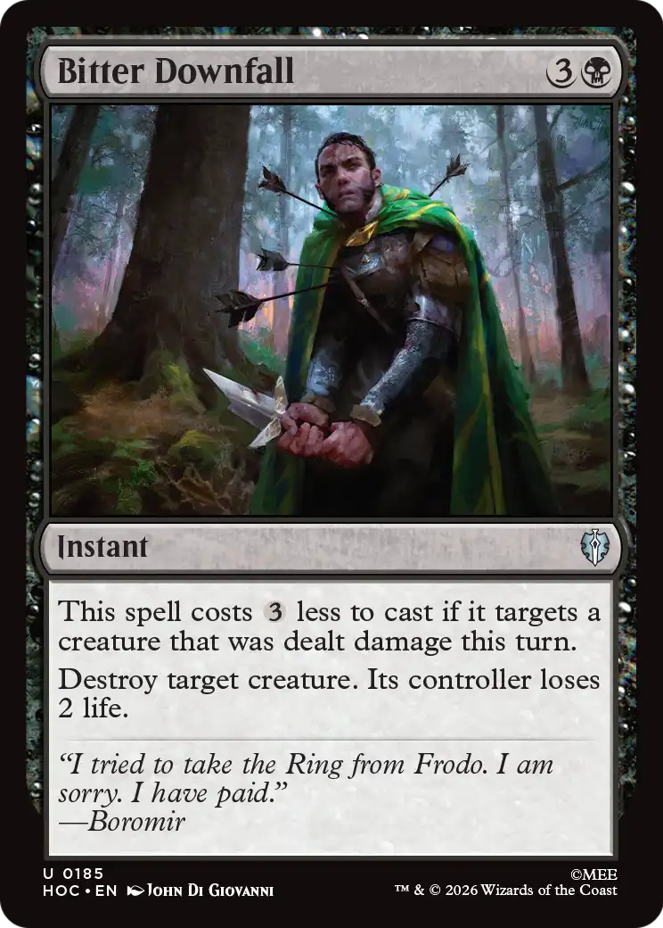 Bitter Downfall [The Hobbit: Eternal-Legal] | Exor Games Bridgewater