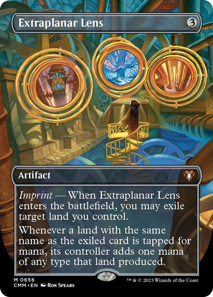 Extraplanar Lens (Borderless Alternate Art) [Commander Masters] | Exor Games Bridgewater