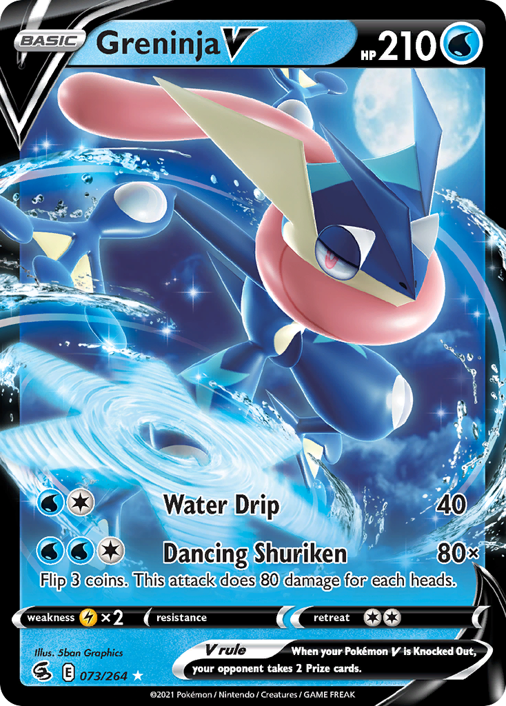 Greninja V (073/264) (Intro Deck) [Sword & Shield: Fusion Strike] | Exor Games Bridgewater