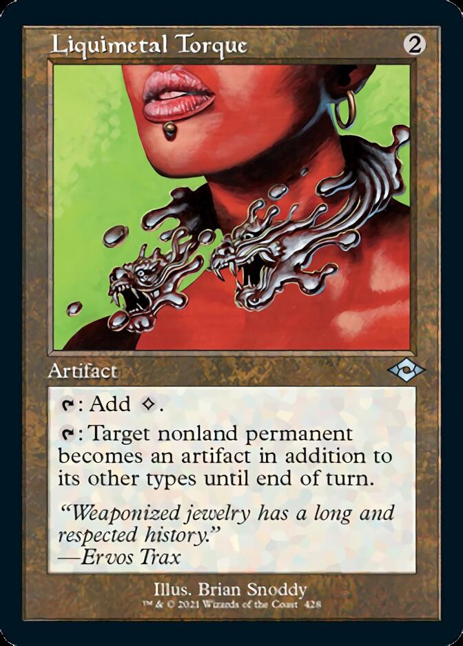 Liquimetal Torque (Retro Foil Etched) [Modern Horizons 2] | Exor Games Bridgewater