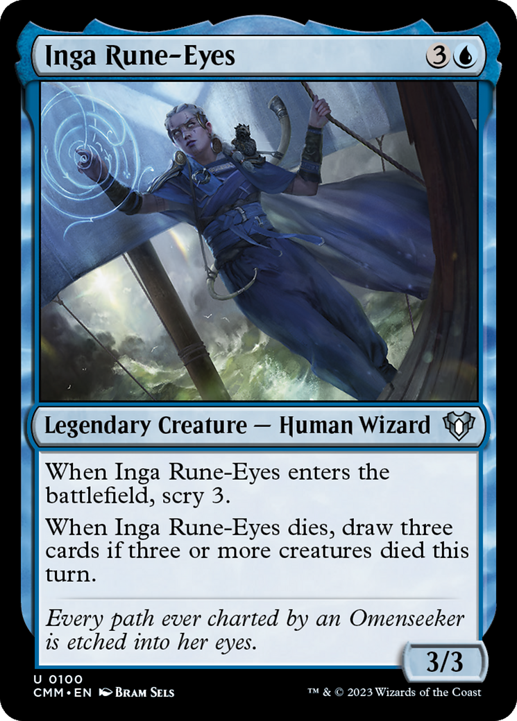 Inga Rune-Eyes [Commander Masters] | Exor Games Bridgewater