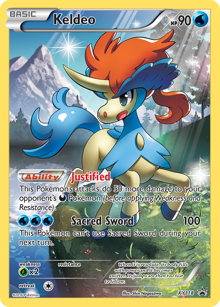 Keldeo (XY118) [XY: Black Star Promos] | Exor Games Bridgewater