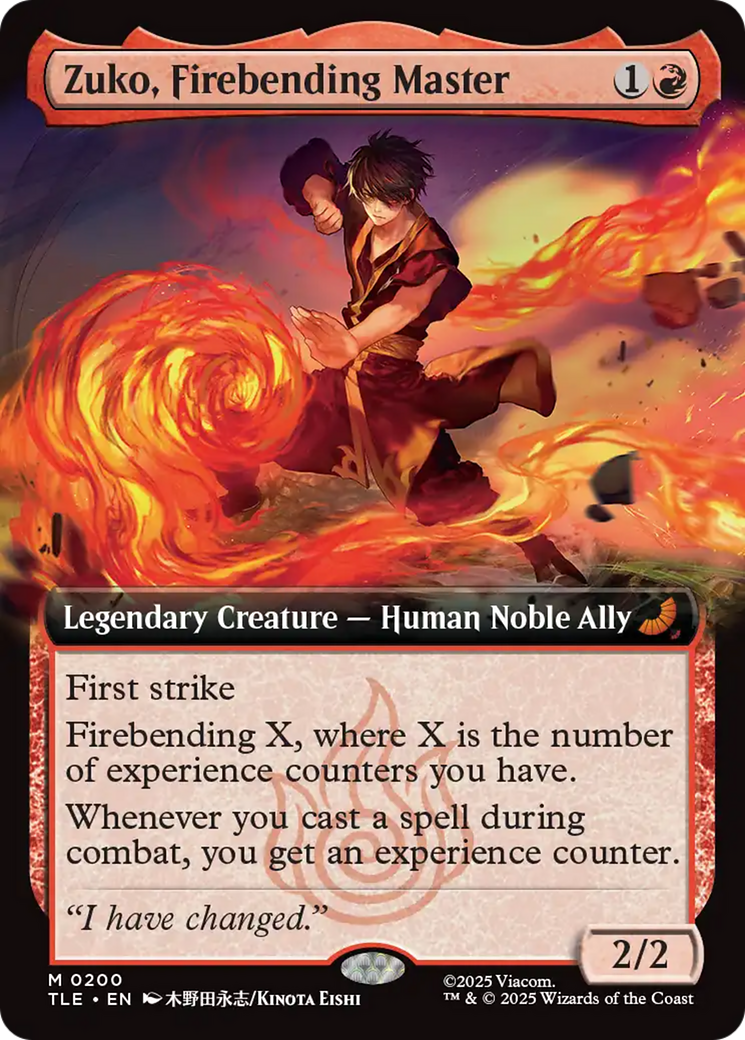 Zuko, Firebending Master (Extended Art) [Avatar: The Last Airbender: Eternal-Legal] | Exor Games Bridgewater