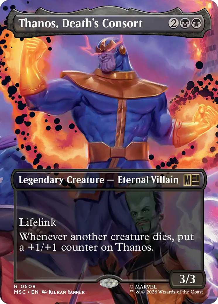 Thanos, Death's Consort (Extended Art) [Marvel Super Heroes Commander] | Exor Games Bridgewater