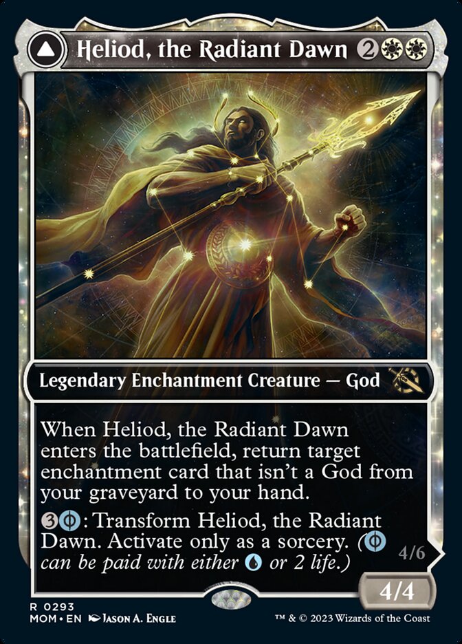 Heliod, the Radiant Dawn // Heliod, the Warped Eclipse (Showcase Planar Booster Fun) [March of the Machine] | Exor Games Bridgewater