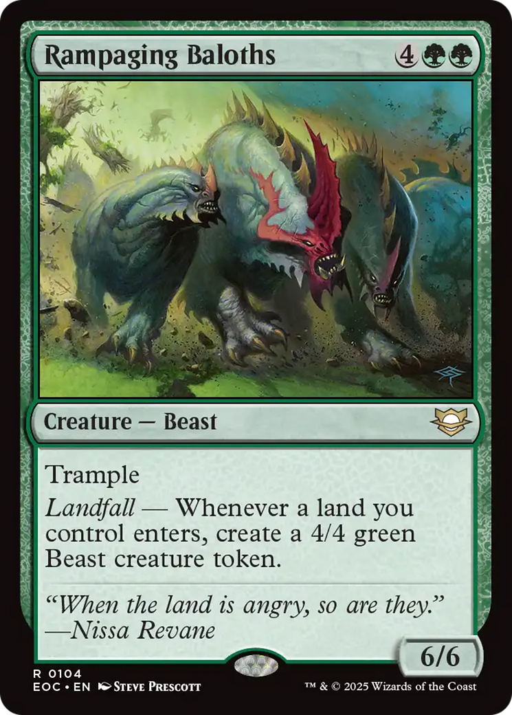 Rampaging Baloths [Edge of Eternities Commander] | Exor Games Bridgewater