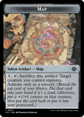 Treasure (0018) // Map Double-Sided Token [The Lost Caverns of Ixalan Tokens] | Exor Games Bridgewater