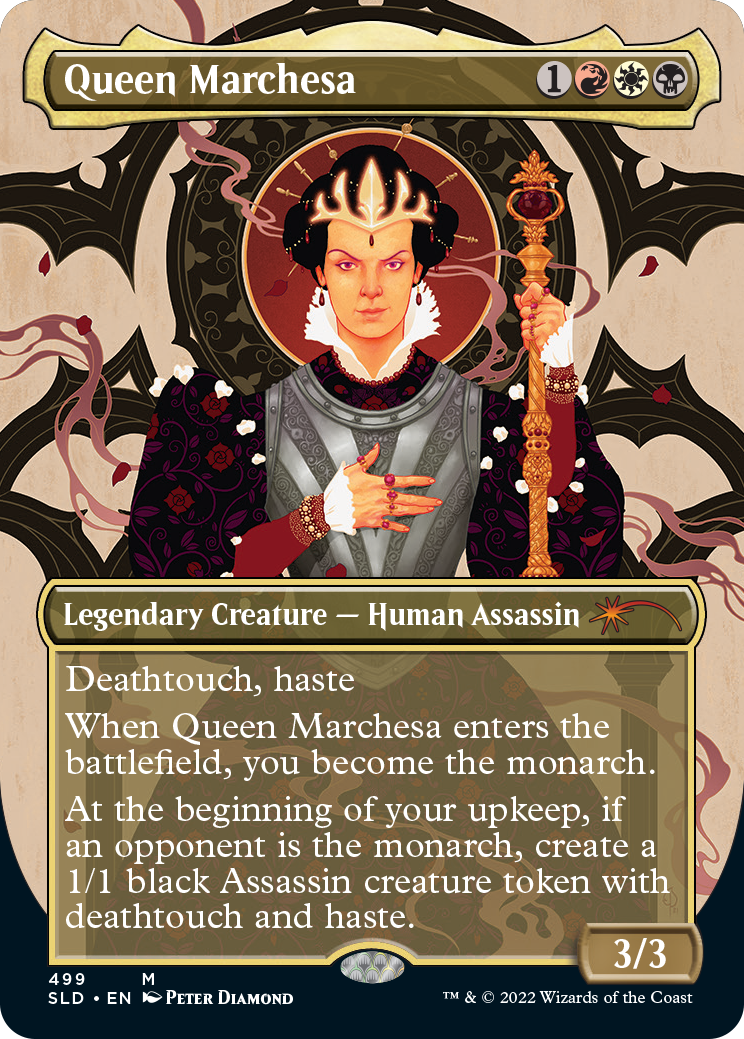 Queen Marchesa (Borderless) [Secret Lair Drop Series] | Exor Games Bridgewater