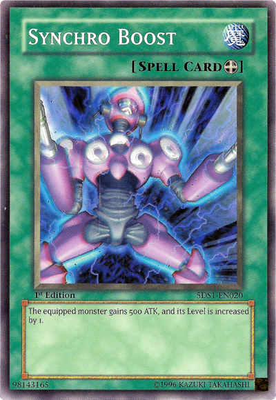 Synchro Boost [5DS1-EN020] Common | Exor Games Bridgewater