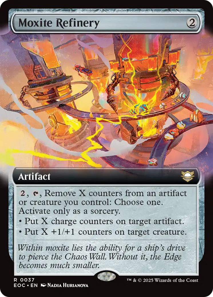 Moxite Refinery (Extended Art) [Edge of Eternities Commander] | Exor Games Bridgewater