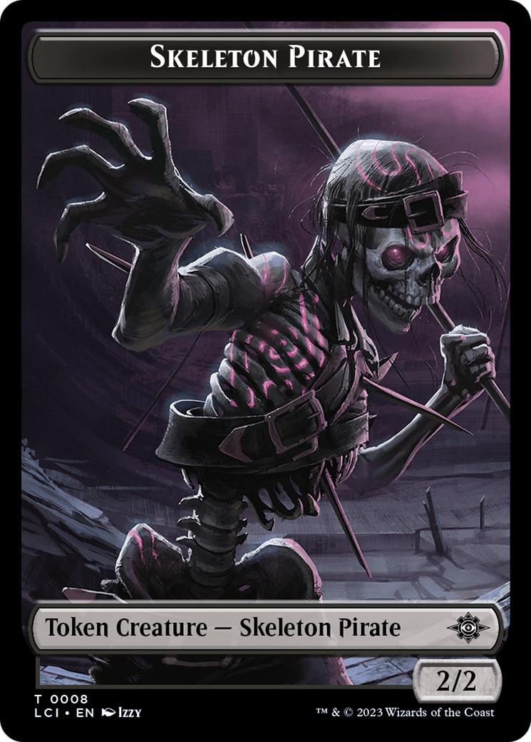 Map // Skeleton Pirate Double-Sided Token [The Lost Caverns of Ixalan Commander Tokens] | Exor Games Bridgewater