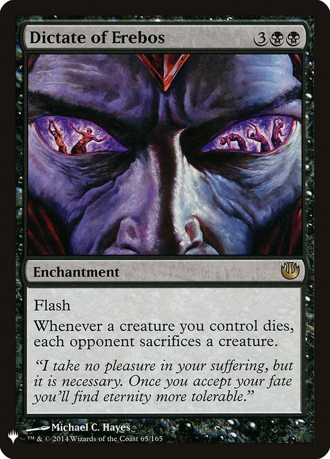 Dictate of Erebos [Mystery Booster] | Exor Games Bridgewater