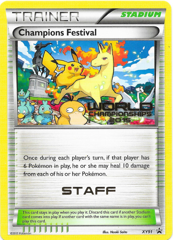 Champions Festival (XY91) (2015 Quarter Finalist) [XY: Black Star Promos] | Exor Games Bridgewater