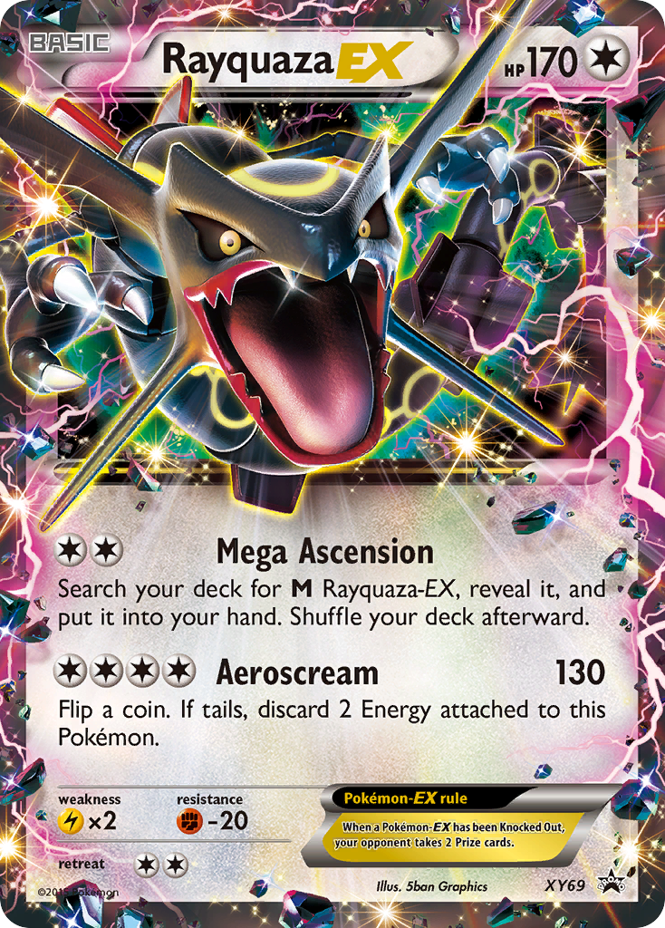 Rayquaza EX (XY69) (Shiny) [XY: Black Star Promos] | Exor Games Bridgewater