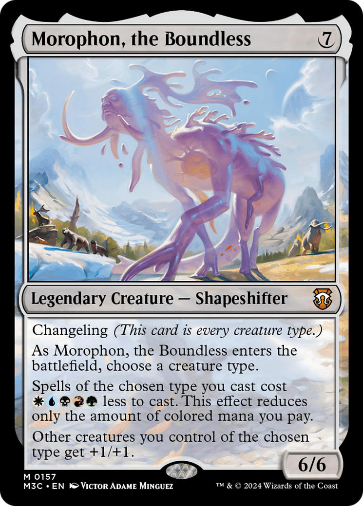 Morophon, the Boundless (Ripple Foil) [Modern Horizons 3 Commander] | Exor Games Bridgewater