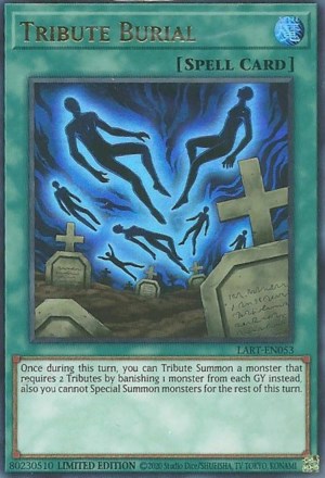 Tribute Burial [LART-EN053] Ultra Rare | Exor Games Bridgewater