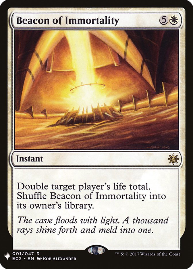 Beacon of Immortality [Mystery Booster] | Exor Games Bridgewater