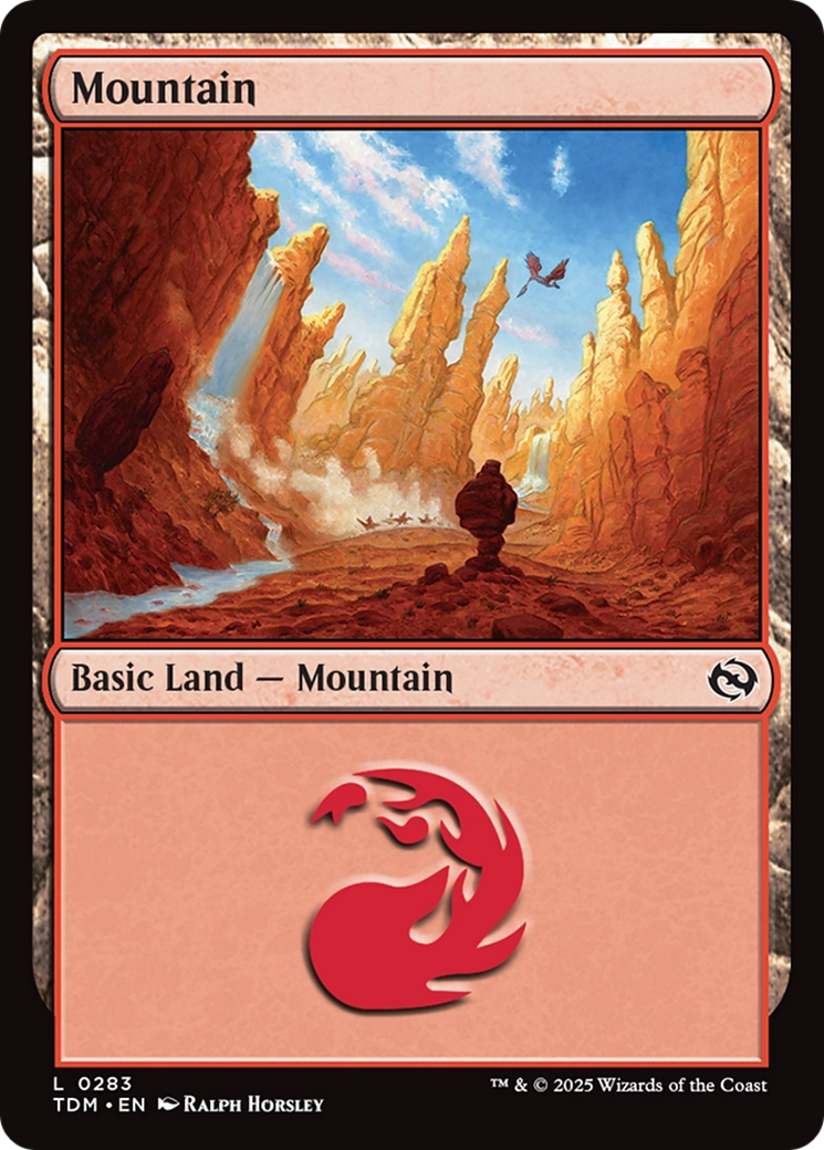 Mountain (0283) [Tarkir: Dragonstorm] | Exor Games Bridgewater