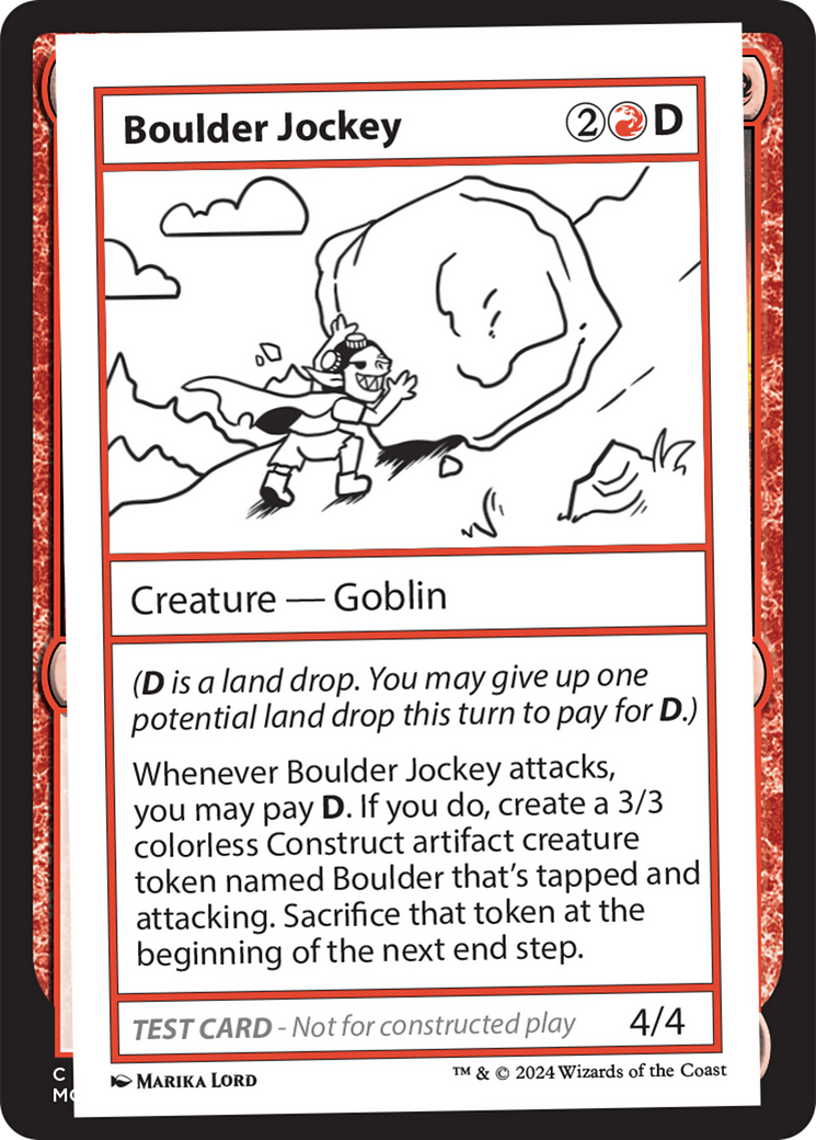 Boulder Jockey [Mystery Booster 2 Playtest Cards] | Exor Games Bridgewater