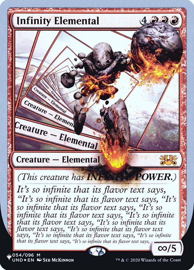 Infinity Elemental (Unfinity Foil Edition) [The List] | Exor Games Bridgewater