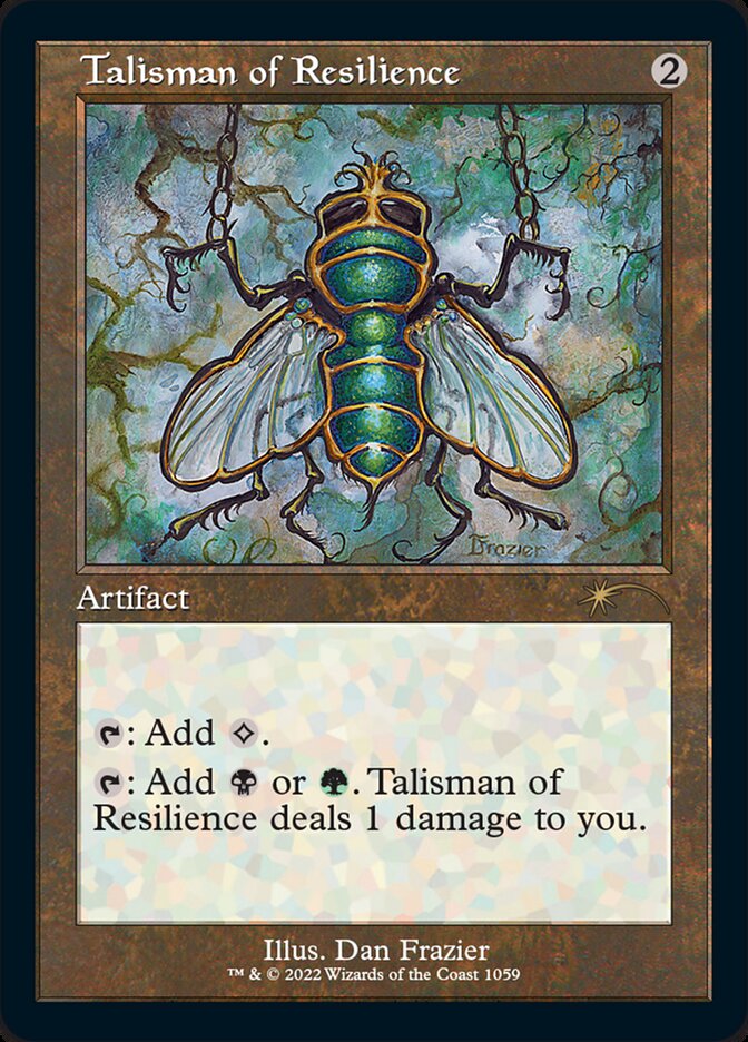 Talisman of Resilience (Foil Etched) [Secret Lair Drop Series] | Exor Games Bridgewater