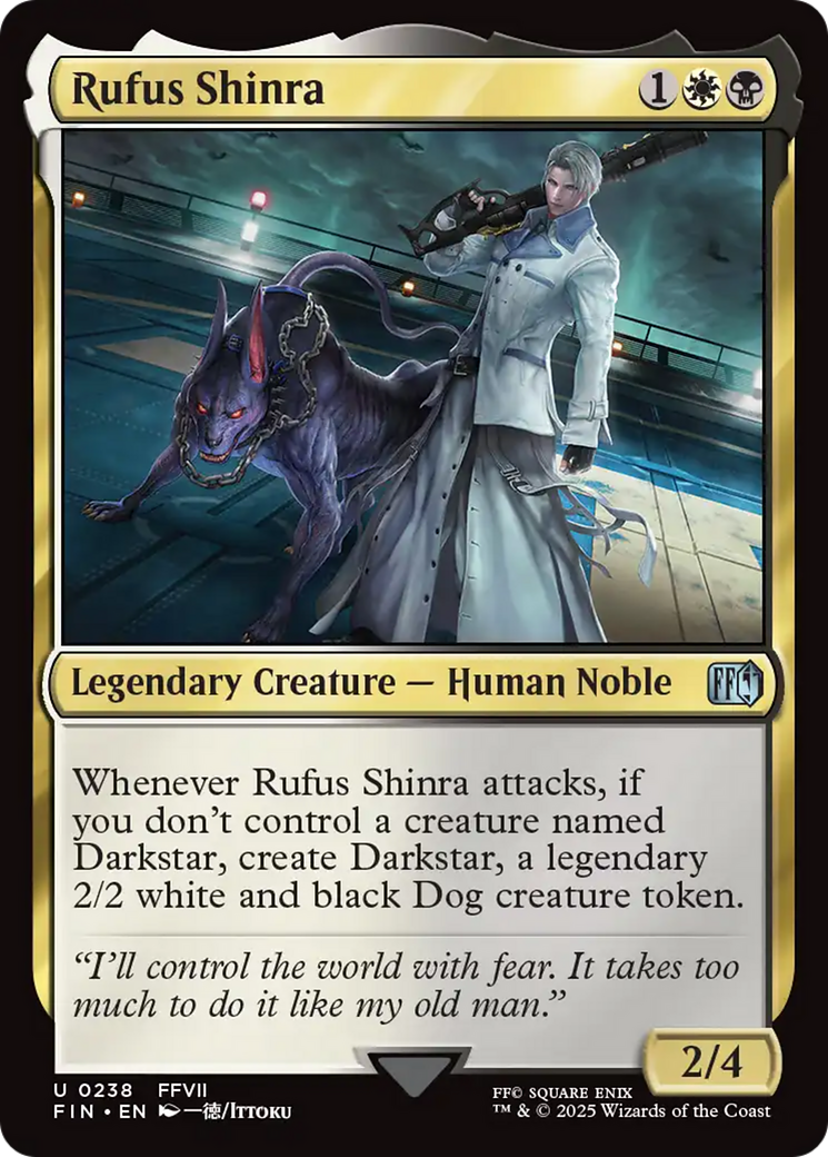 Rufus Shinra [FINAL FANTASY] | Exor Games Bridgewater
