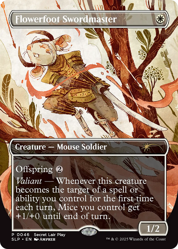 Flowerfoot Swordmaster [Secret Lair Showdown] | Exor Games Bridgewater