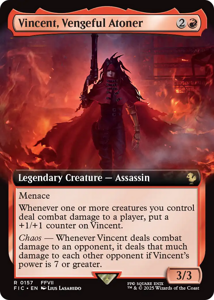 Vincent, Vengeful Atoner (Extended Art) [FINAL FANTASY Commander] | Exor Games Bridgewater