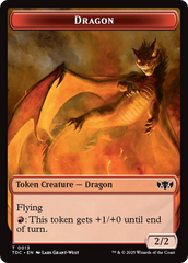 Dragon Egg // Dragon (0013) Double-Sided Token [Tarkir: Dragonstorm Commander Tokens] | Exor Games Bridgewater