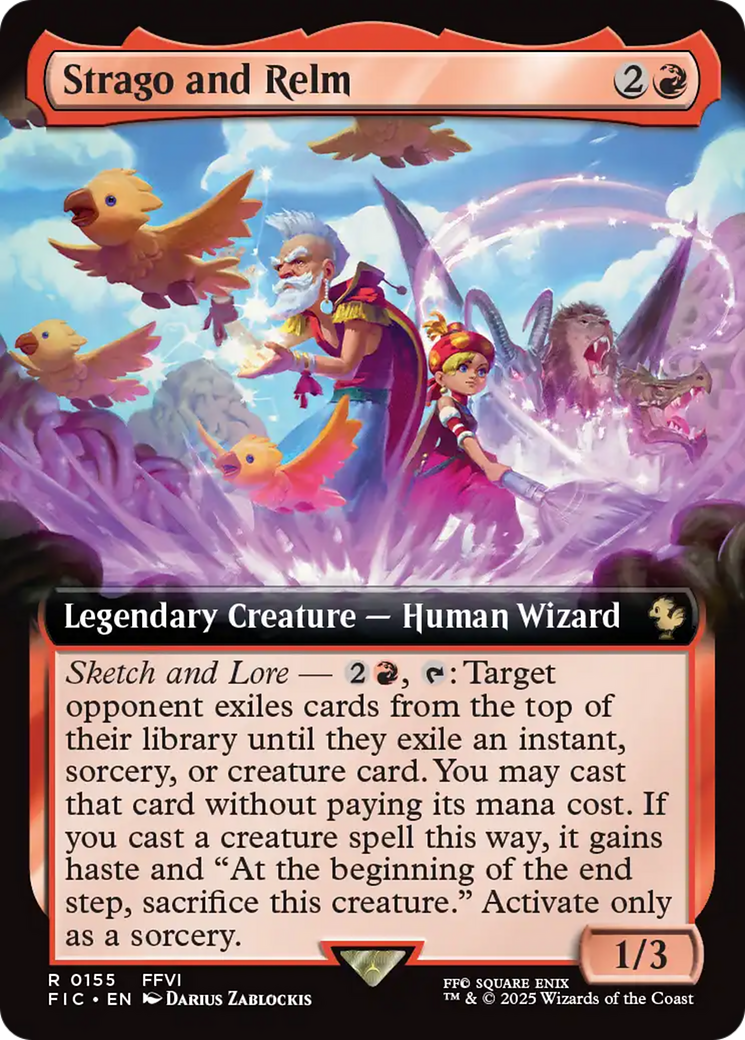 Strago and Relm (Extended Art) [FINAL FANTASY Commander] | Exor Games Bridgewater