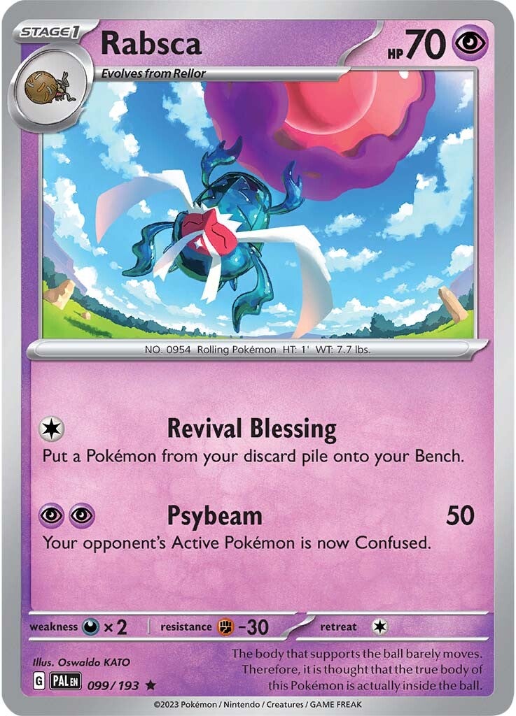 Rabsca (099/193) [Scarlet & Violet: Paldea Evolved] | Exor Games Bridgewater