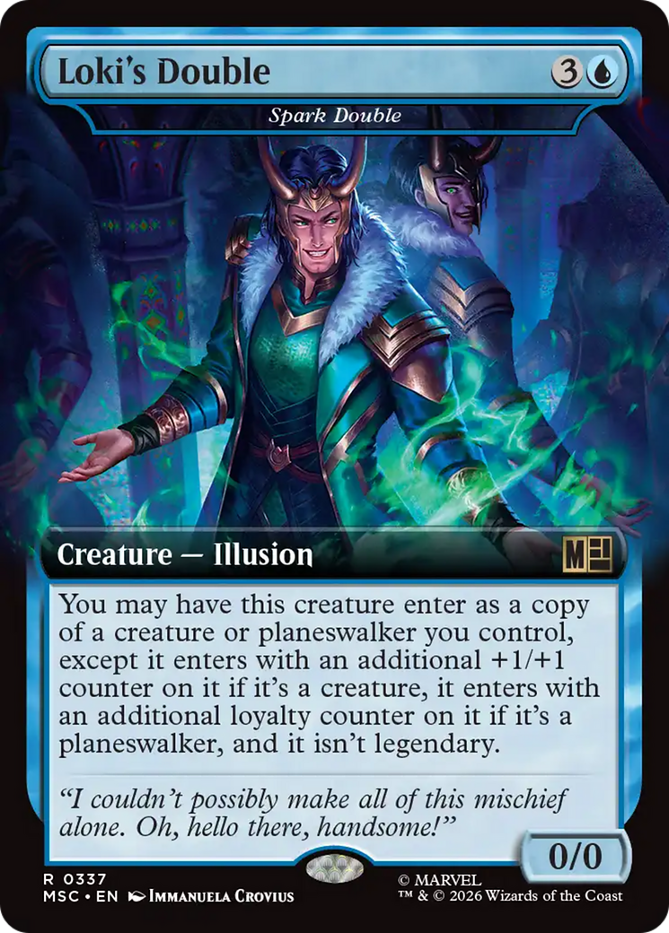 Loki's Double - Spark Double (Extended Art) [Marvel Super Heroes Commander] | Exor Games Bridgewater