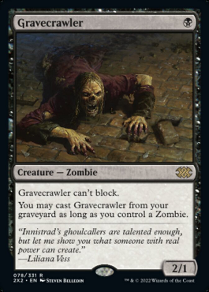 Gravecrawler [Double Masters 2022] | Exor Games Bridgewater