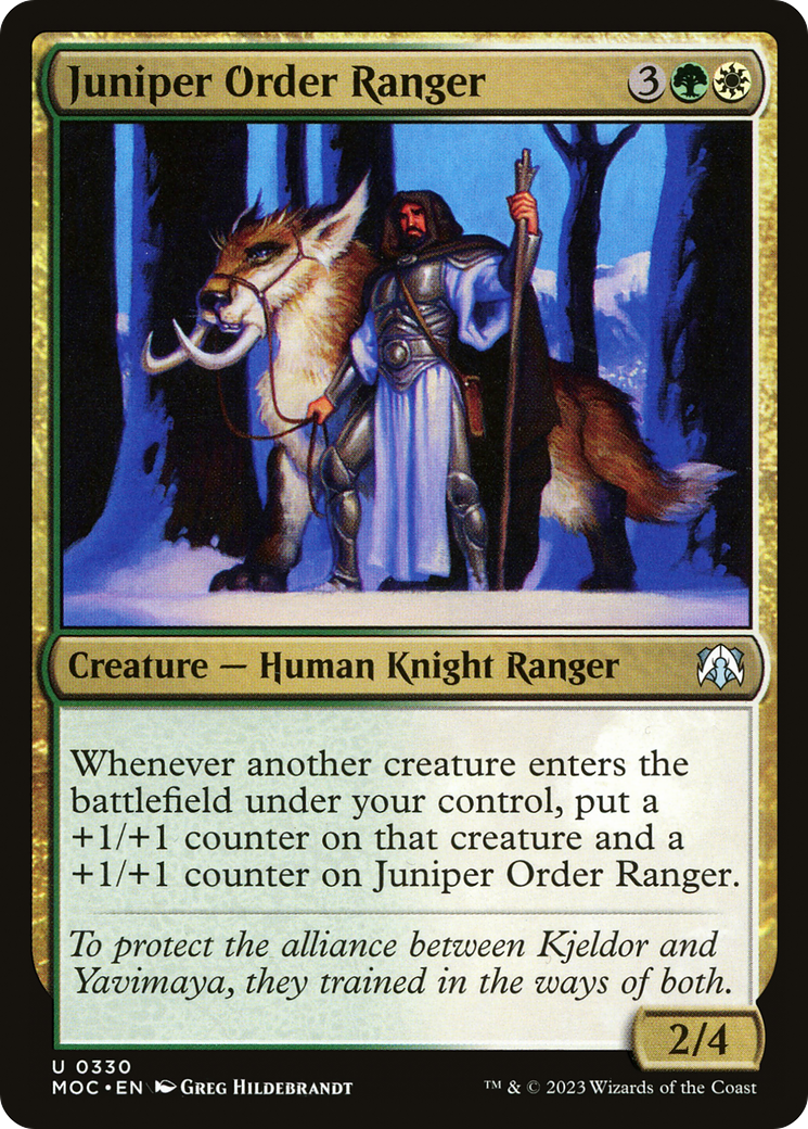 Juniper Order Ranger [March of the Machine Commander] | Exor Games Bridgewater