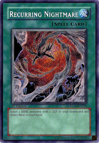 Recurring Nightmare [FOTB-EN066] Secret Rare | Exor Games Bridgewater