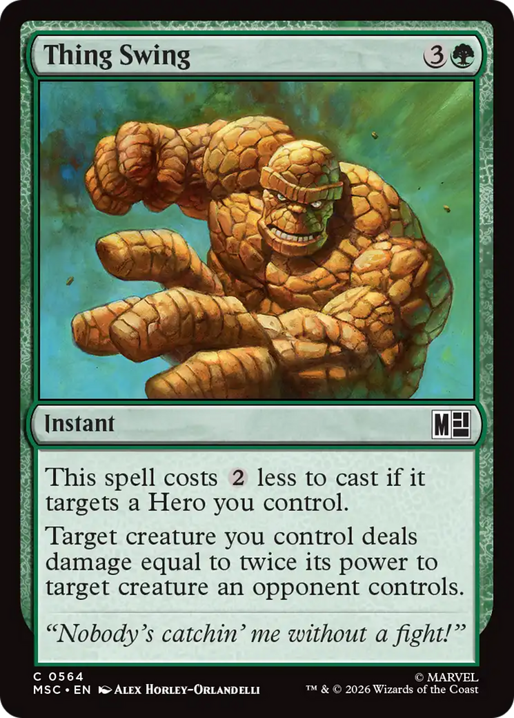 Thing Swing [Marvel Super Heroes Commander] | Exor Games Bridgewater