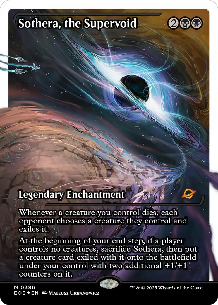 Sothera, the Supervoid (Fracture Foil) [Edge of Eternities] | Exor Games Bridgewater