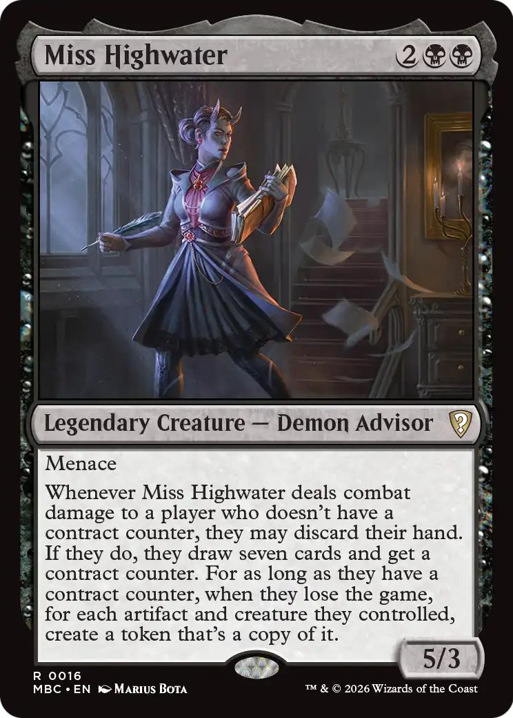 Miss Highwater [Mystery Booster: Commander Edition] | Exor Games Bridgewater