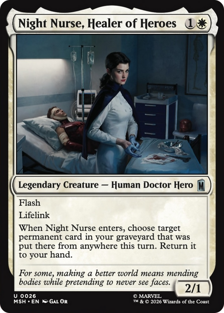 Night Nurse, Healer of Heroes [Marvel Super Heroes] | Exor Games Bridgewater