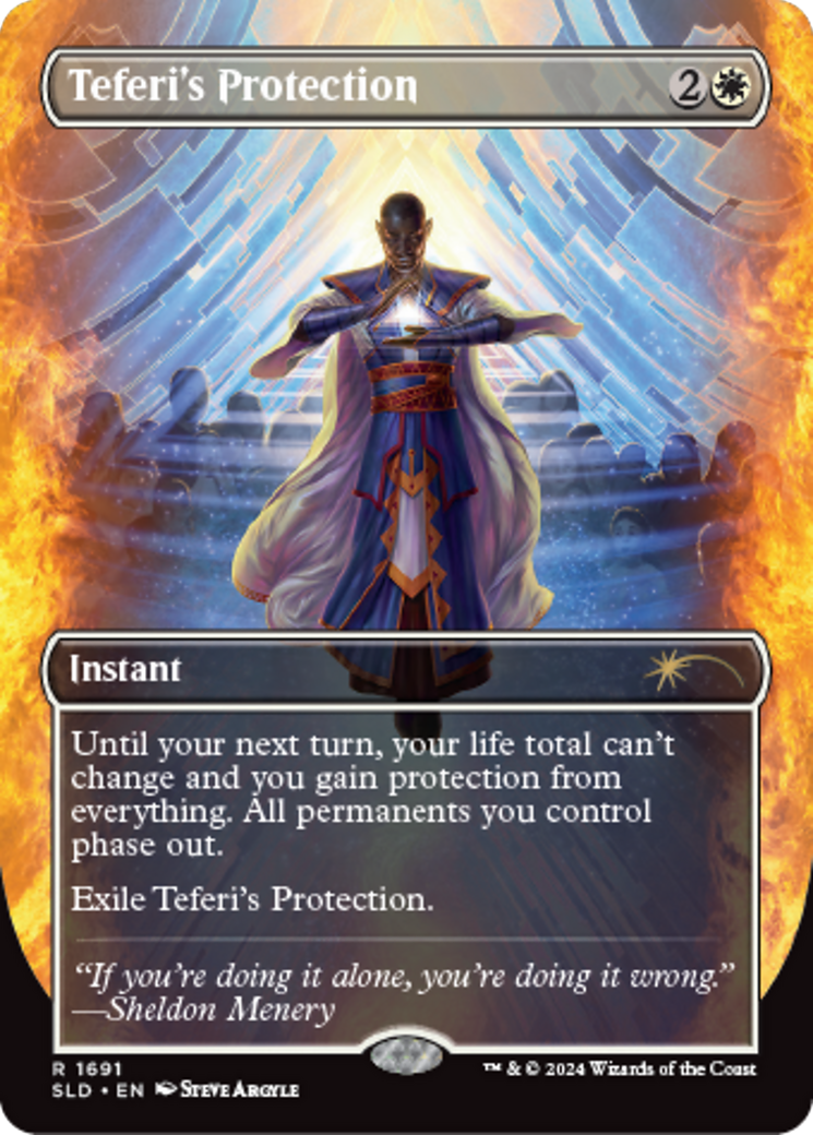 Teferi's Protection (1691) [Secret Lair: Sheldon's Spellbook] | Exor Games Bridgewater