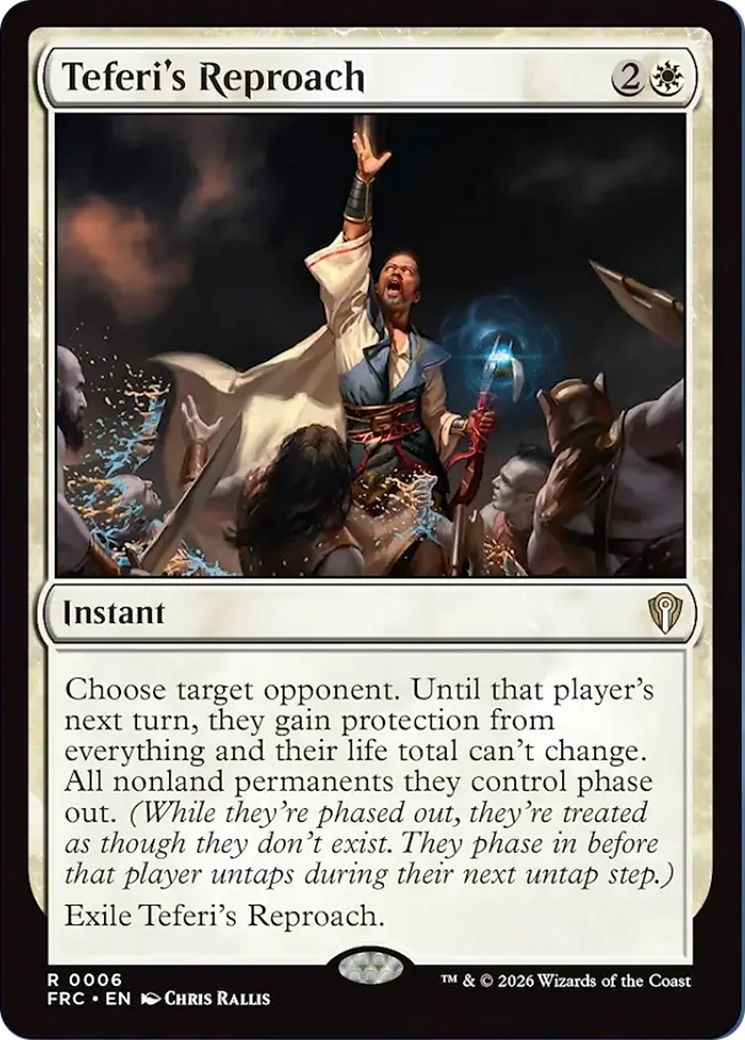 Teferi's Reproach [Reality Fracture Commander] | Exor Games Bridgewater