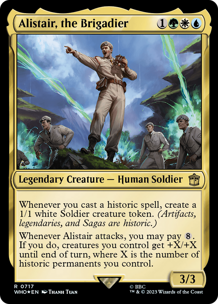 Alistair, the Brigadier (Surge Foil) [Doctor Who] | Exor Games Bridgewater