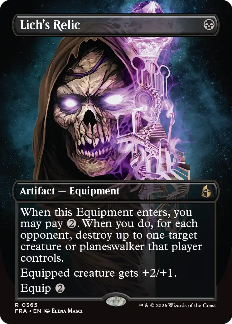 Lich's Relic (Borderless) [Reality Fracture] | Exor Games Bridgewater